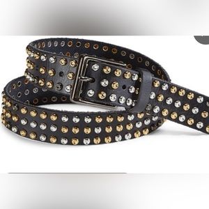 Cabi leather stud belt - never worn